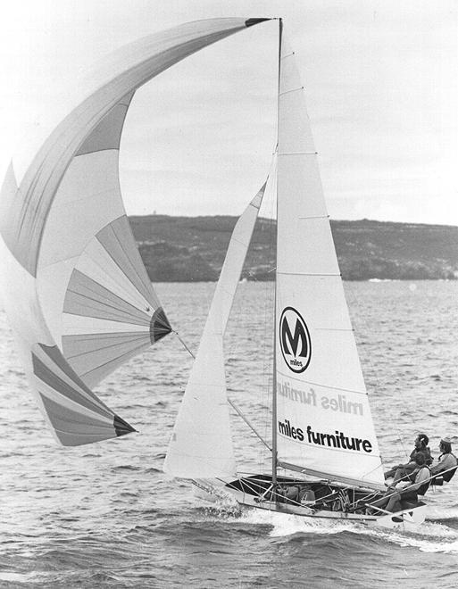 Miles Furniture  - spinnaker style © Frank Quealey /Australian 18 Footers League http://www.18footers.com.au